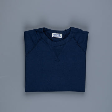 Velva Sheen 10 Oz Raglan "WV" Sweat Navy