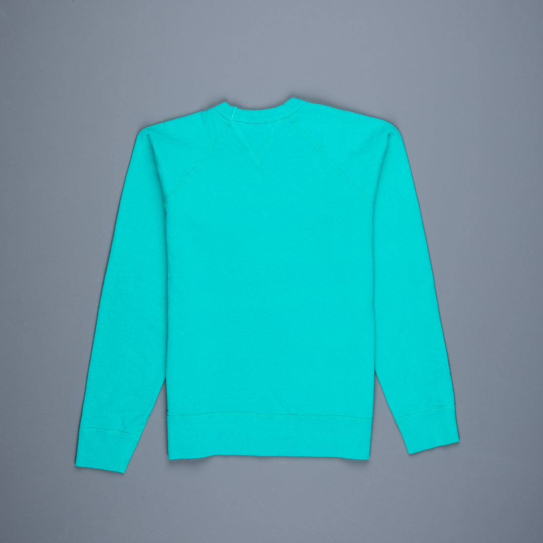 Velva Sheen 10 Oz Raglan "WV" Sweat Turquoise