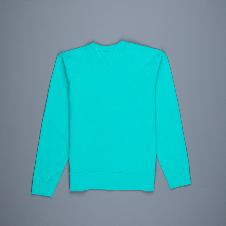 Velva Sheen 10 Oz Raglan "WV" Sweat Turquoise
