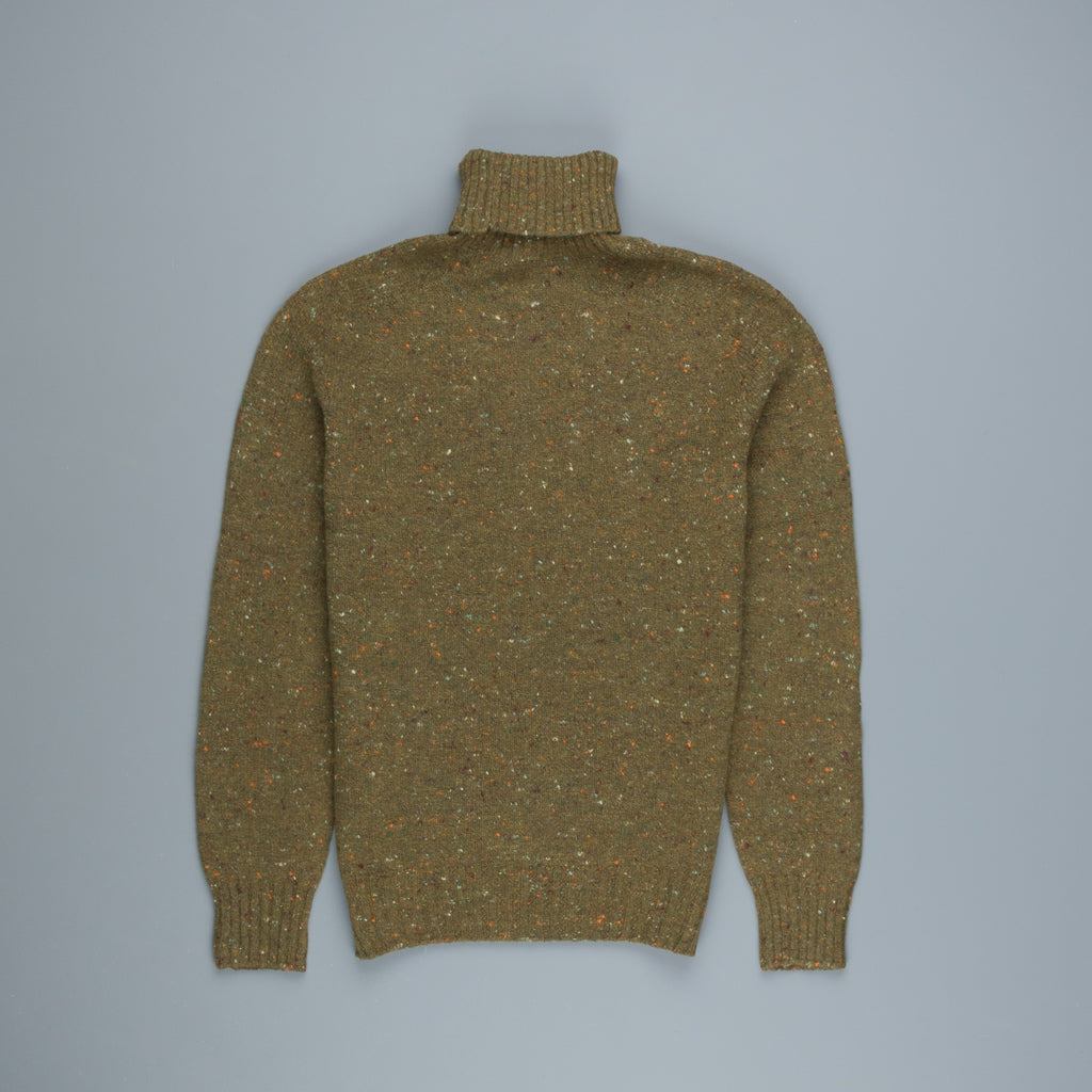 Drumohr Sherwood Turtle Neck Donegal Oliva
