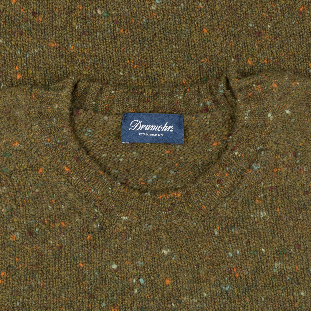 Drumohr Sherwood Crew Neck Donegal Oliva