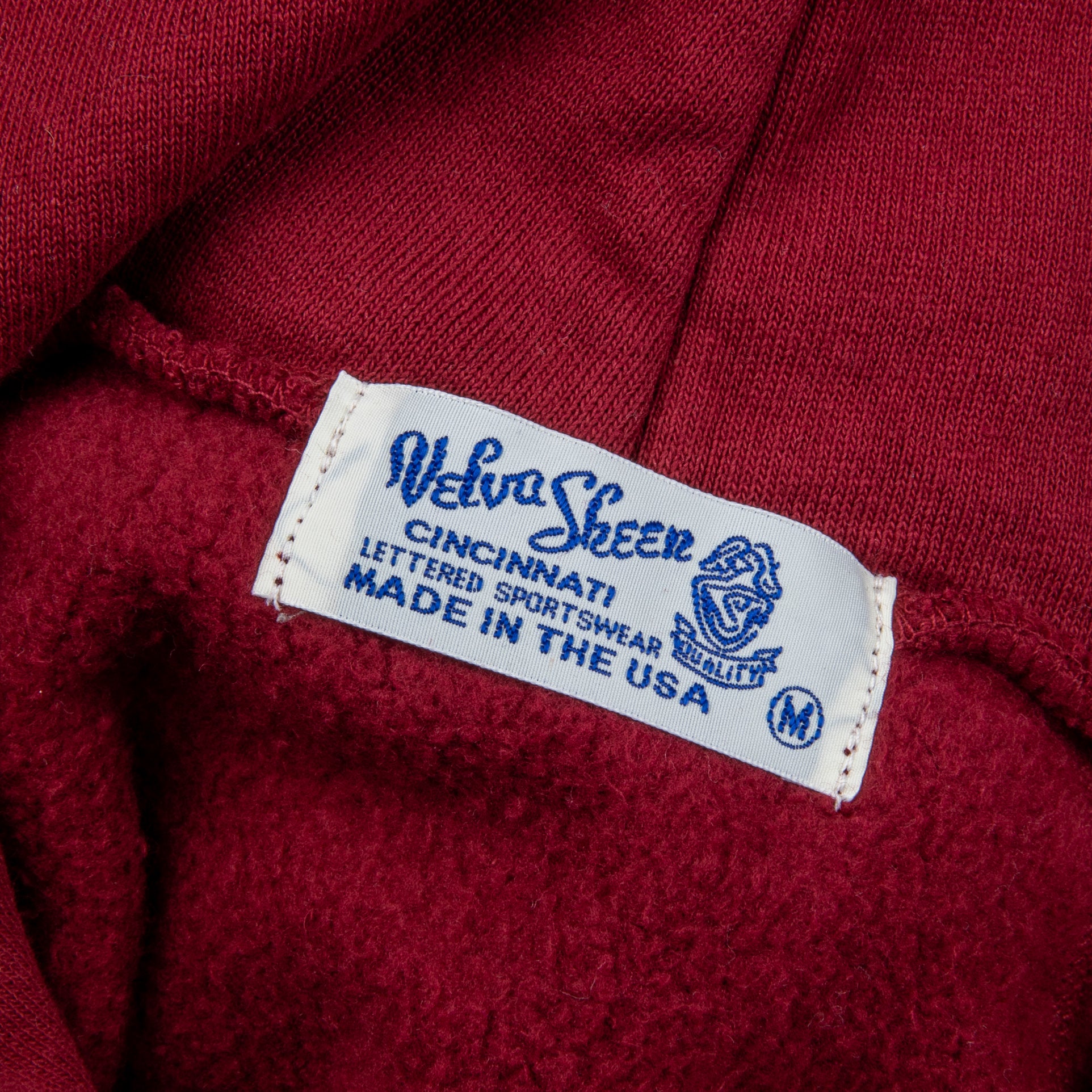 Velva Sheen 10 oz pullover hoodie Heather Burgundy