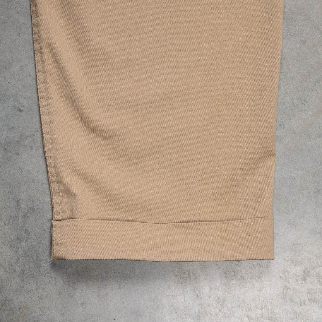 Caruso Cotton Pants Khaki Washed