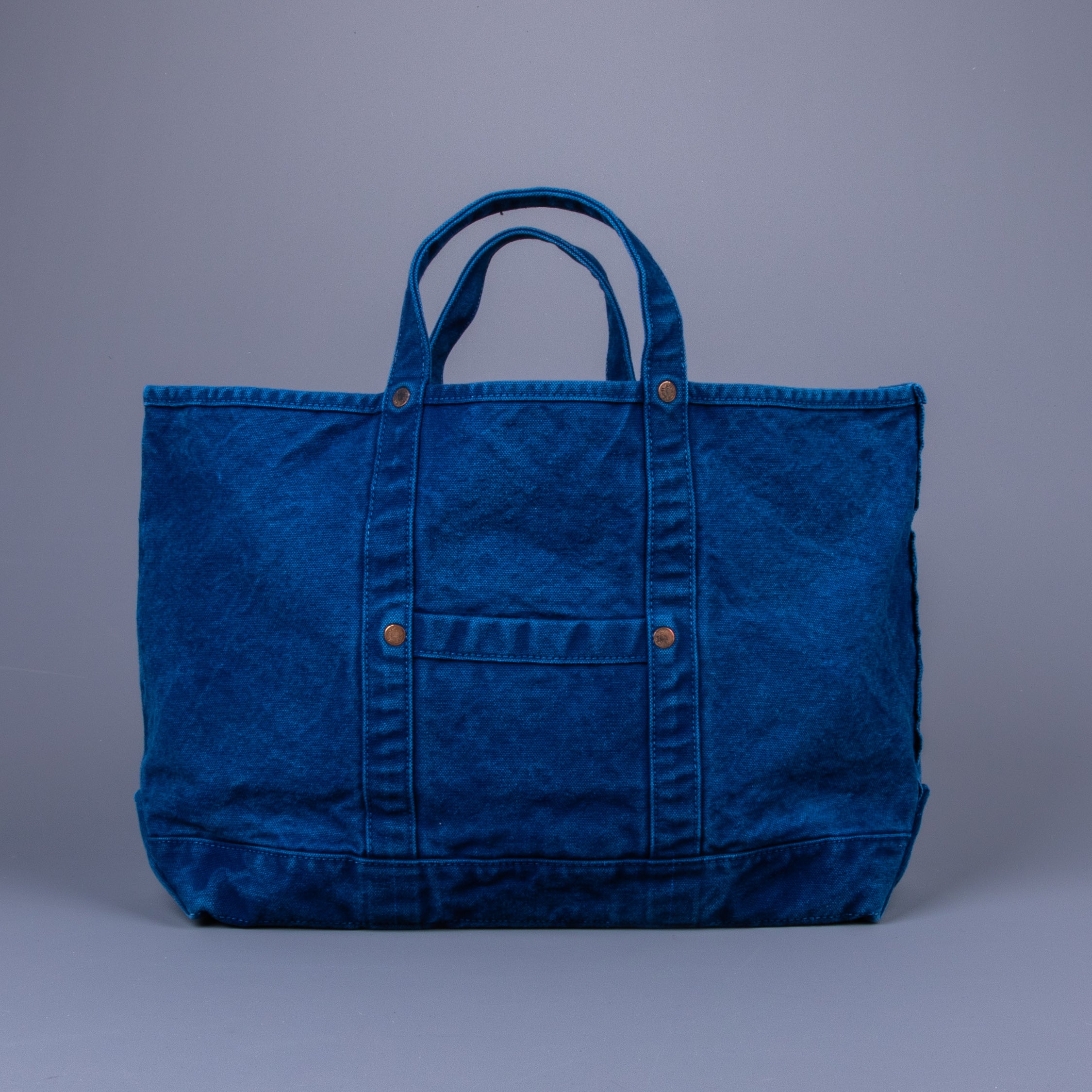 The Real McCoy&#39;s Coal Tote Indigo Dyed