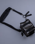 The Real McCoy's Rubberized Pouch And Supender Black