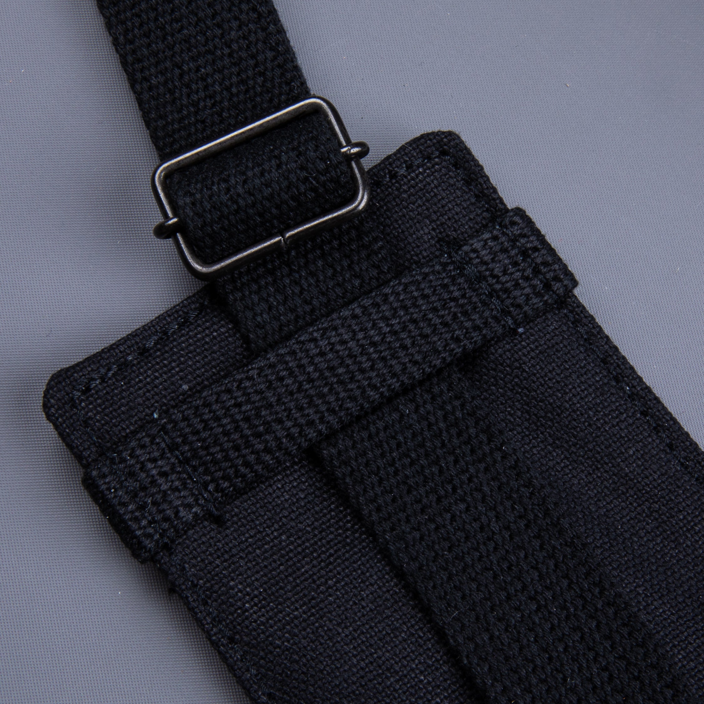 The Real McCoy&#39;s Rubberized Pouch And Supender Black