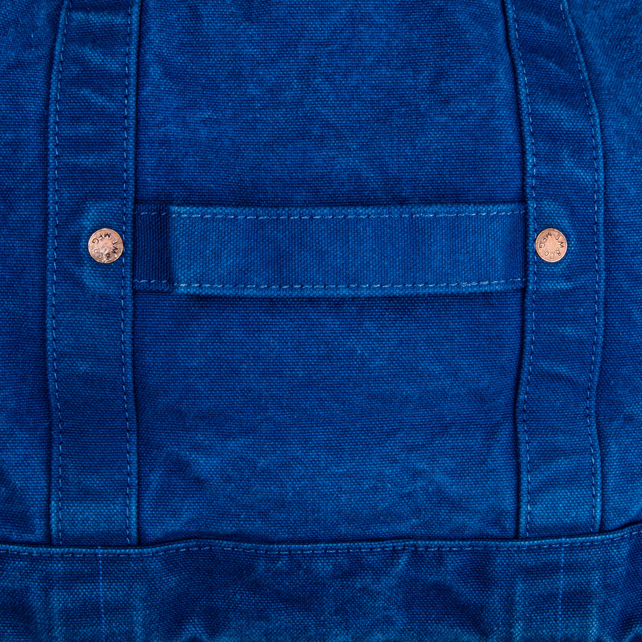 The Real McCoy&#39;s Coal Tote Indigo Dyed
