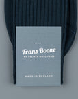 Frans Boone X Pantherella Vale Socks 100% Fil d'Ecosse / Cotton lisle Steel Blue
