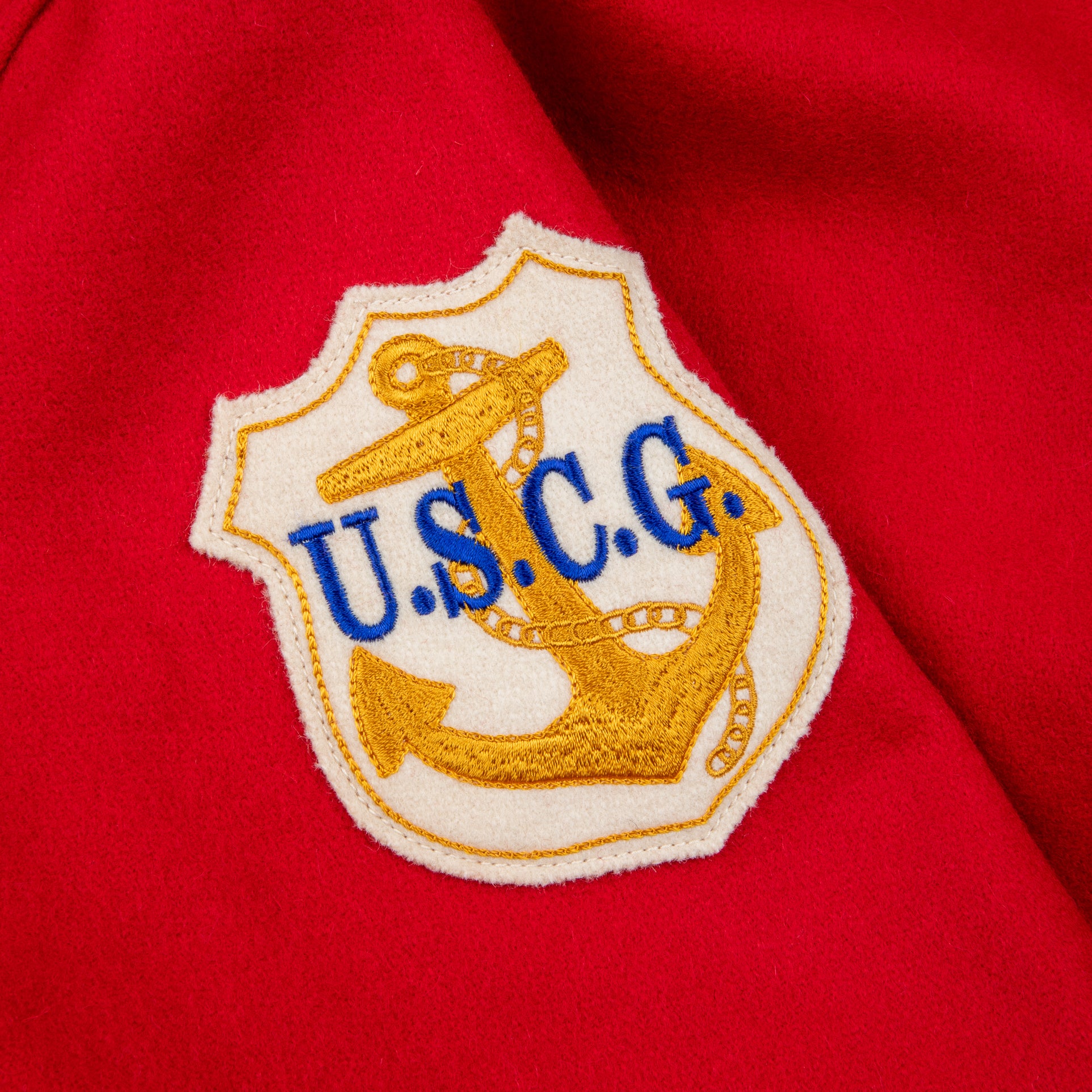 The Real McCoy&#39;s Militairy Souvenir Overshirt Wool Red