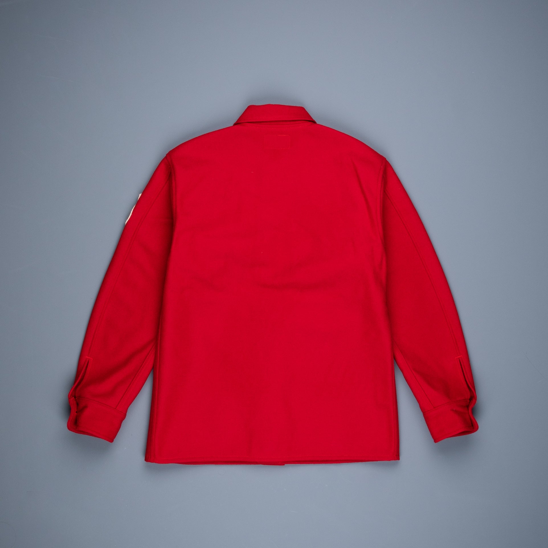 The Real McCoy&#39;s Militairy Souvenir Overshirt Wool Red