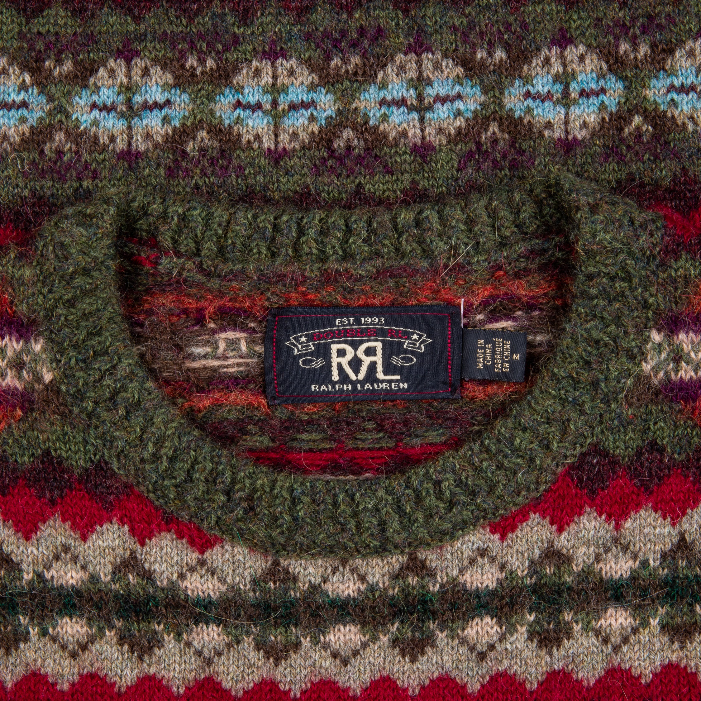 RRL Fairisle Crewneck pullover