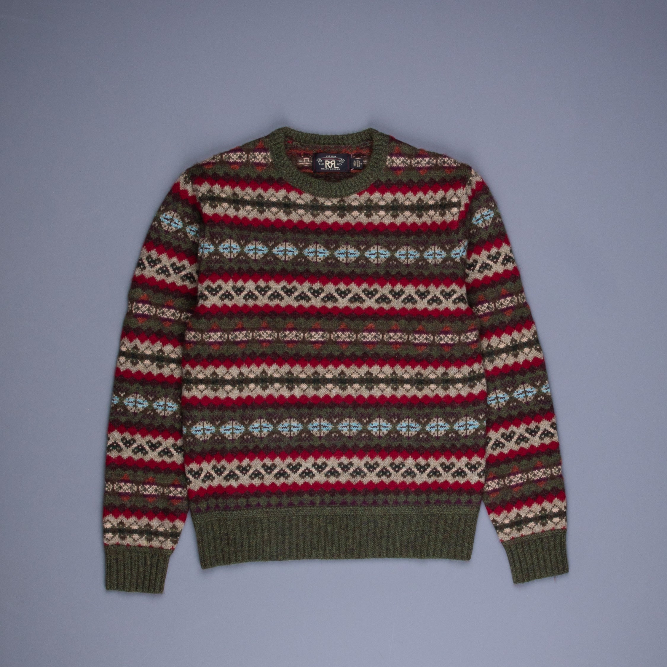 RRL Fairisle Crewneck pullover
