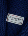 The Real McCoys Wool & Cashmere Cowichan Cardigan Navy
