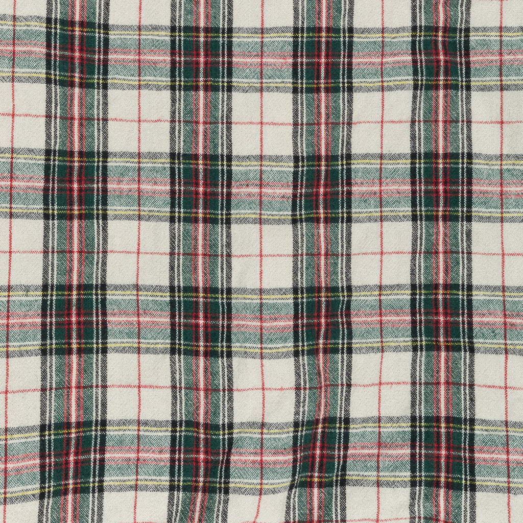RRL Matlock Shirt Cream Tartan Plaid