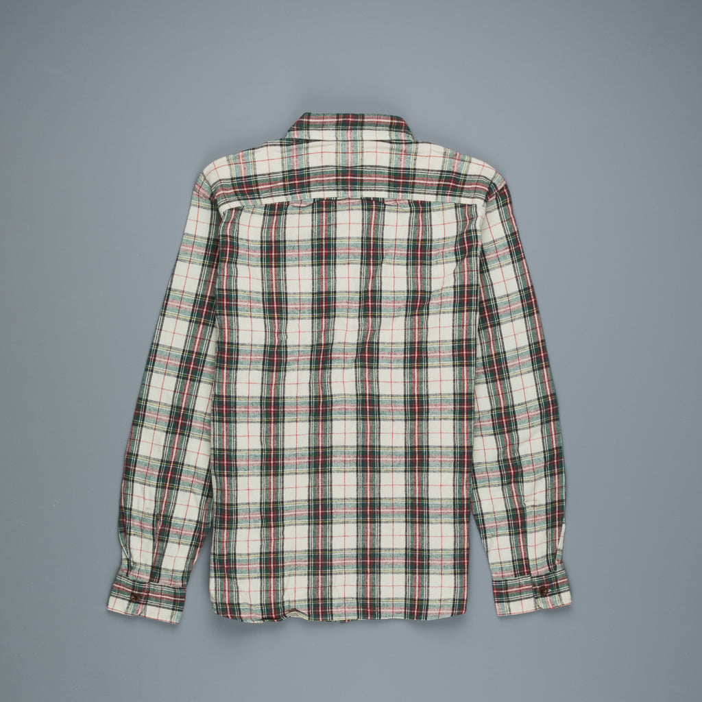 RRL Matlock Shirt Cream Tartan Plaid