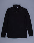 James Perse Sueded Jersey Rugby Shirt Black