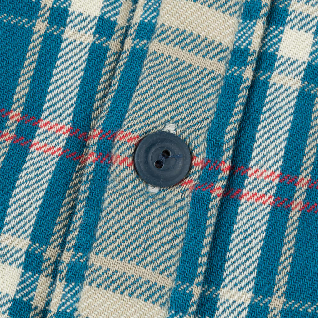 RRL Matlock Shirt Teal Red Plaid