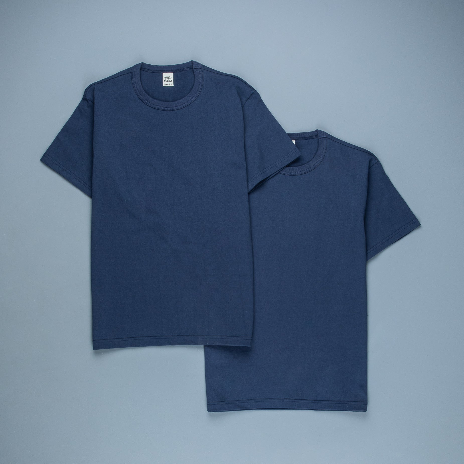The Real McCoy&#39;s 2 Pack Crew Neck Tee Navy