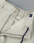 Incotex Model 74 Wool Jersey Pants Grigio Chiaro