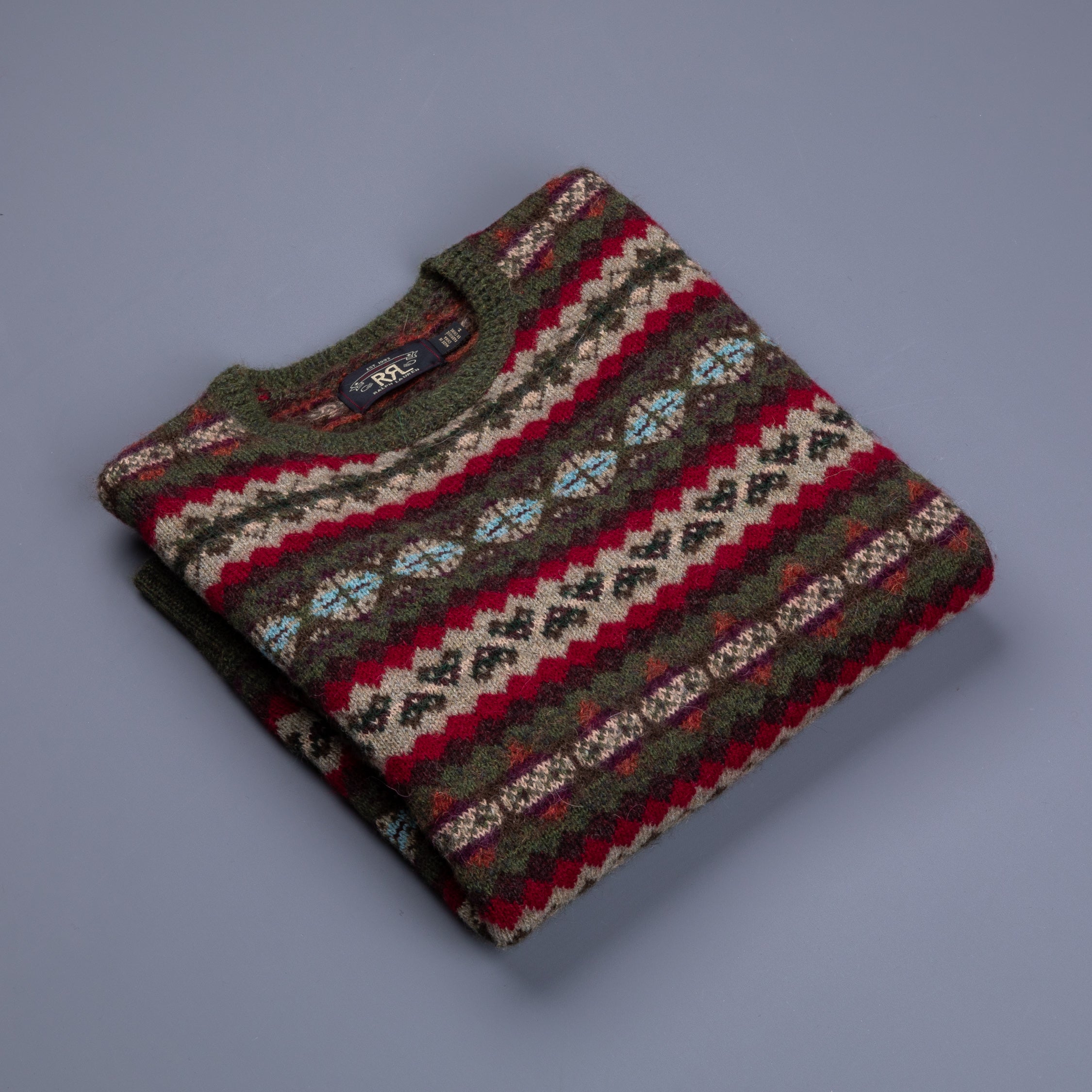 RRL Fairisle Crewneck pullover