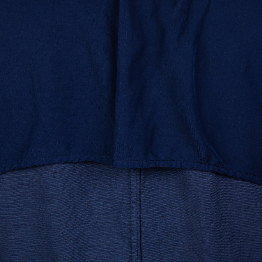 Caruso Panarea Safari Blazer Cottone Lino Lyocell Blu