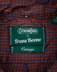 Gitman Vintage x Frans Boone Poplin Check Harissa - Alex