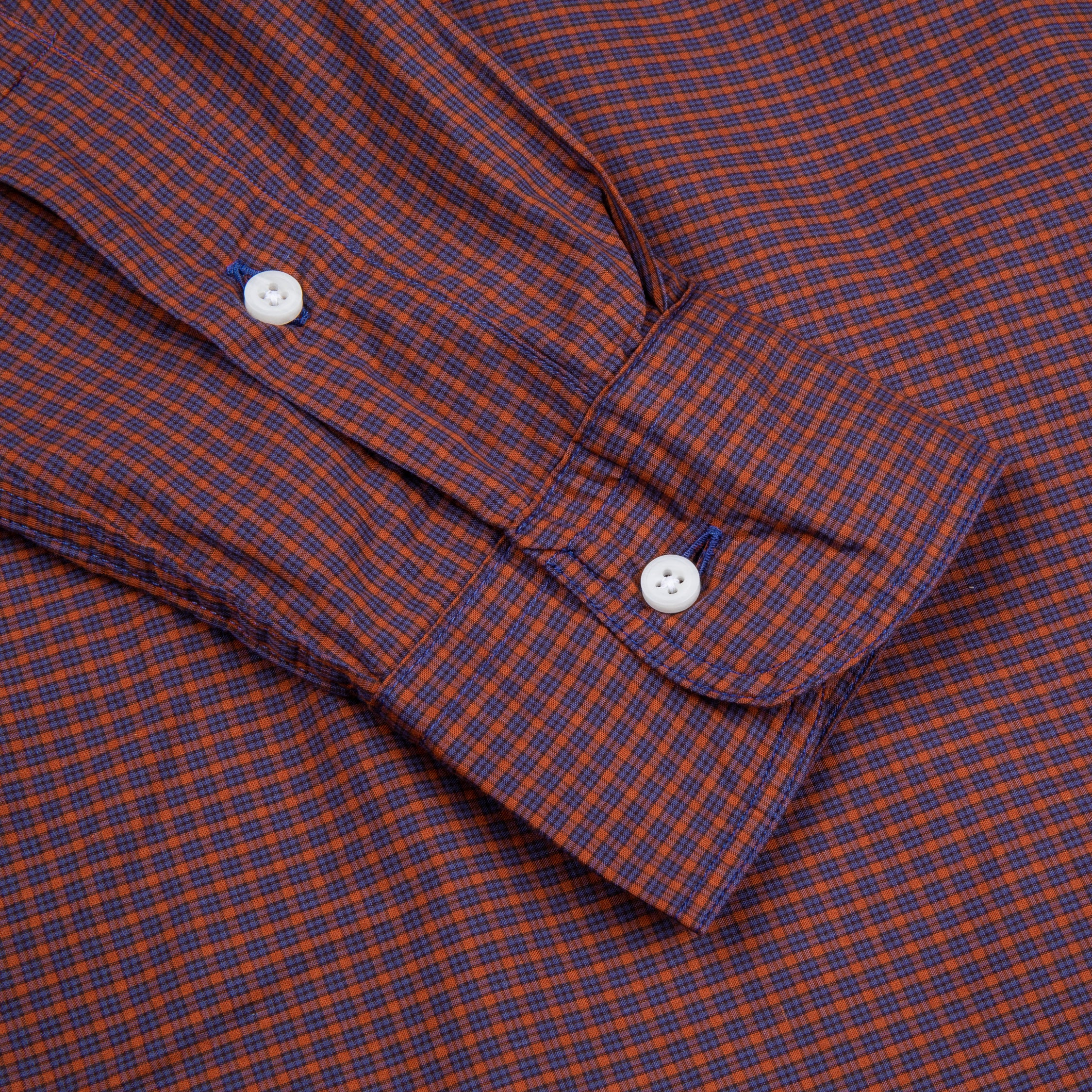 Gitman Vintage x Frans Boone Poplin Check Harissa - Alex