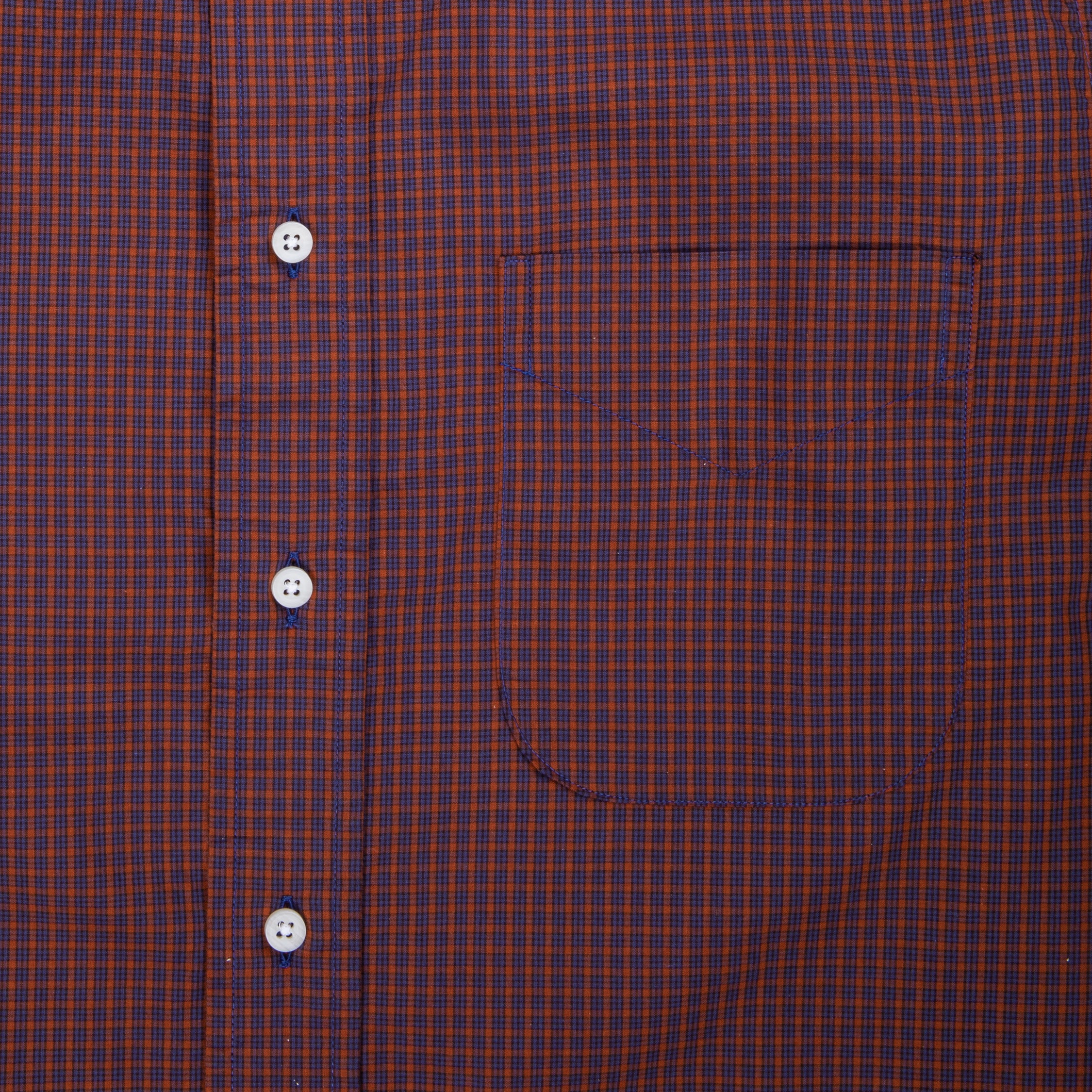Gitman Vintage x Frans Boone Poplin Check Harissa - Alex
