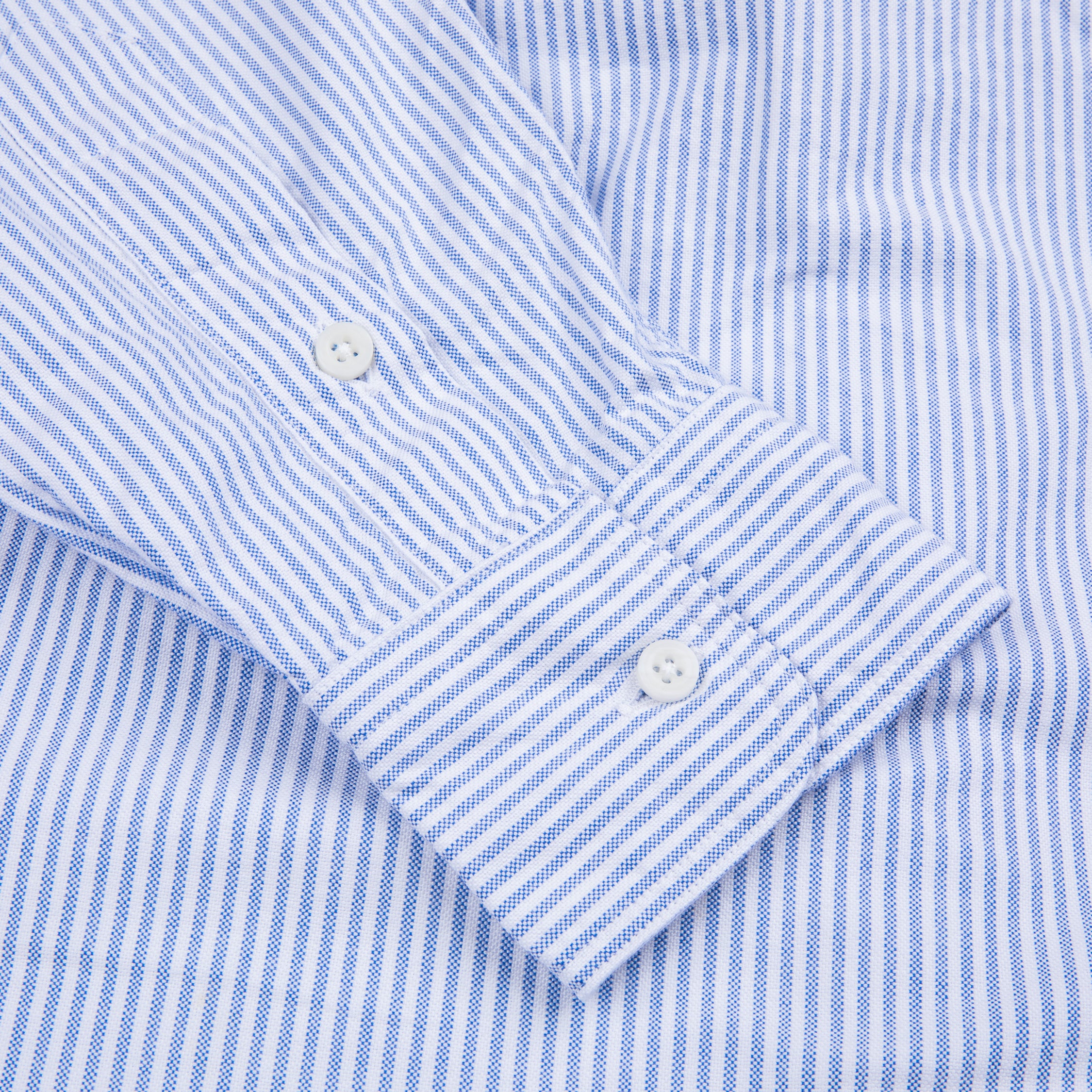 Gitman Vintage oxford button down shirt blue striped