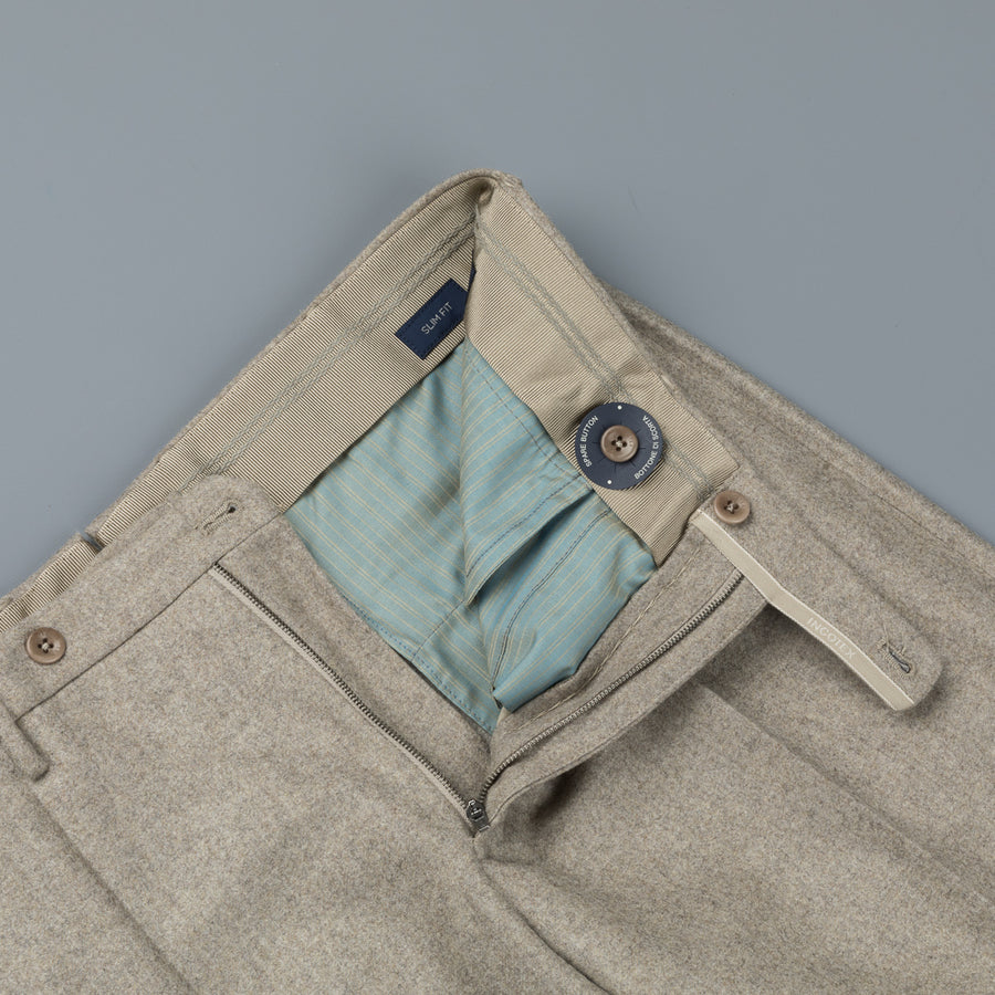 Incotex Venezia Model 30 Super 100's Flannel Beige Medio