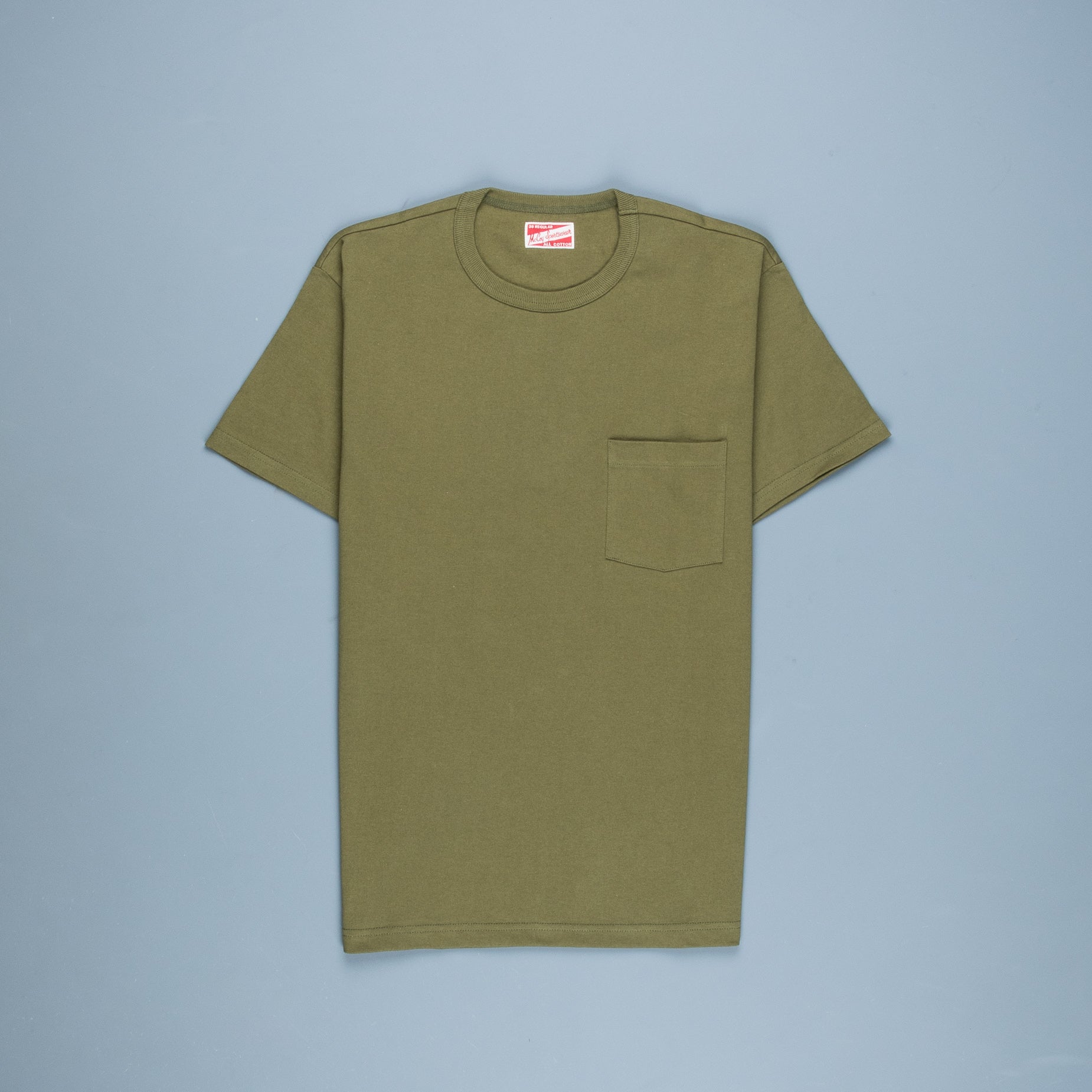 The Real McCoy&#39;s Pocket Tee Olive