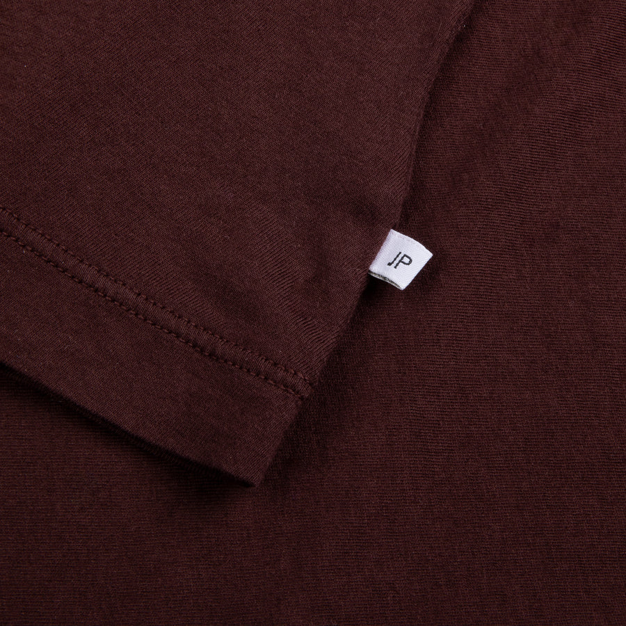 James Perse Crew Neck Tee Maroon