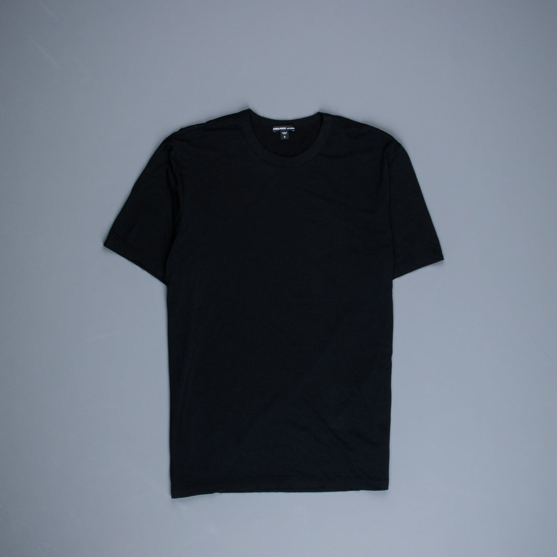 James Perse Elevated Lotus jersey short sleeve crew neck tee Black