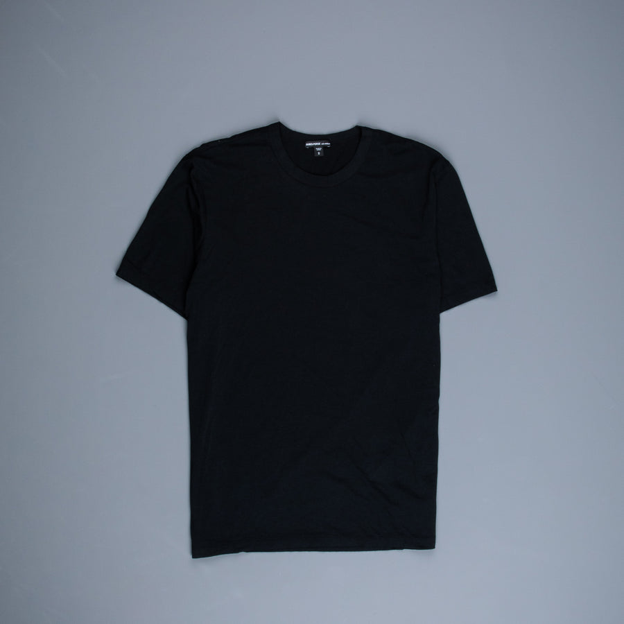 James Perse Elevated Lotus jersey short sleeve crew neck tee Black