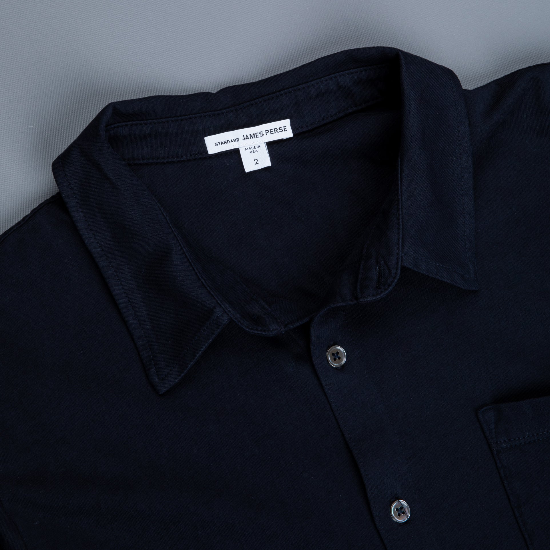 James Perse L/S Pima Jersey Shirt Deep