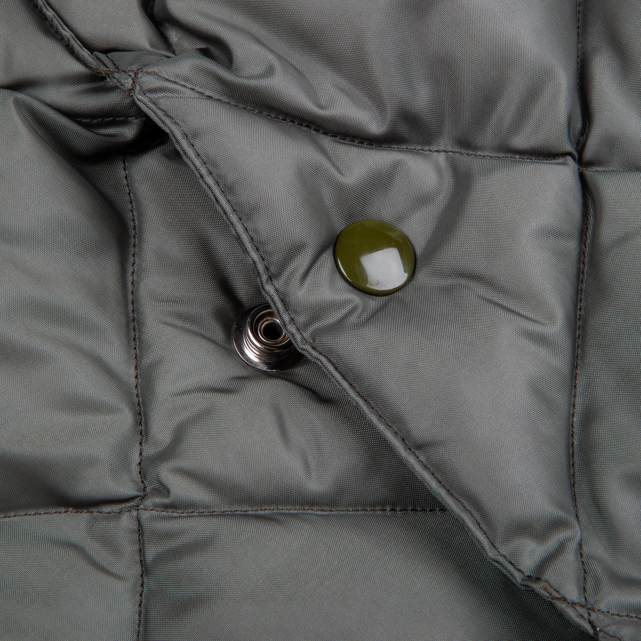 The Real McCoy&#39;s Nylon Quilted Down Jacket Dark Olive