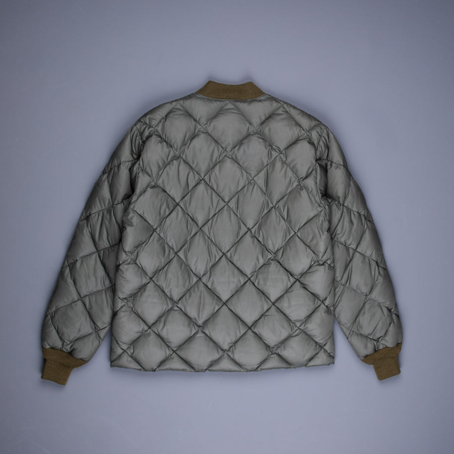 The Real McCoy's Nylon Quilted Down Jacket Dark Olive