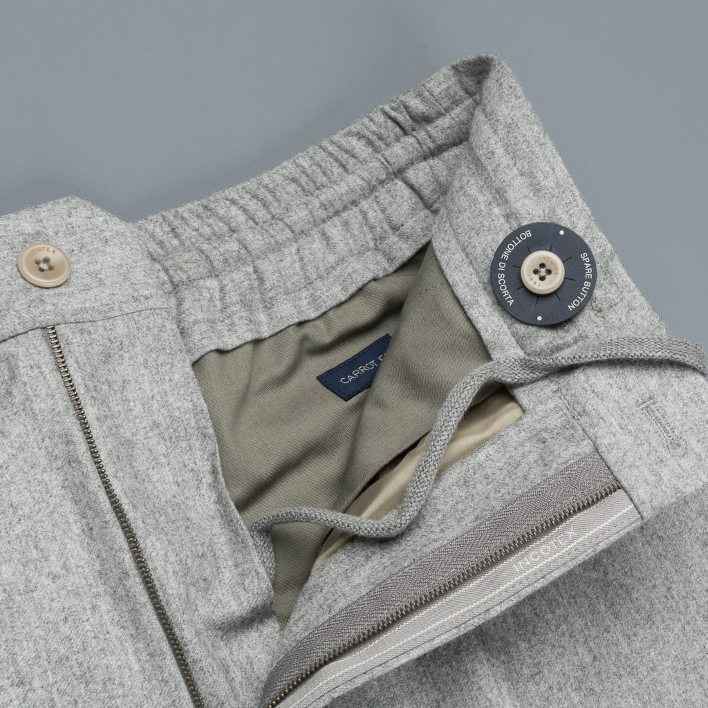 Incotex Venezia Model 52 Super 100´s Flannel Grigio Chiaro