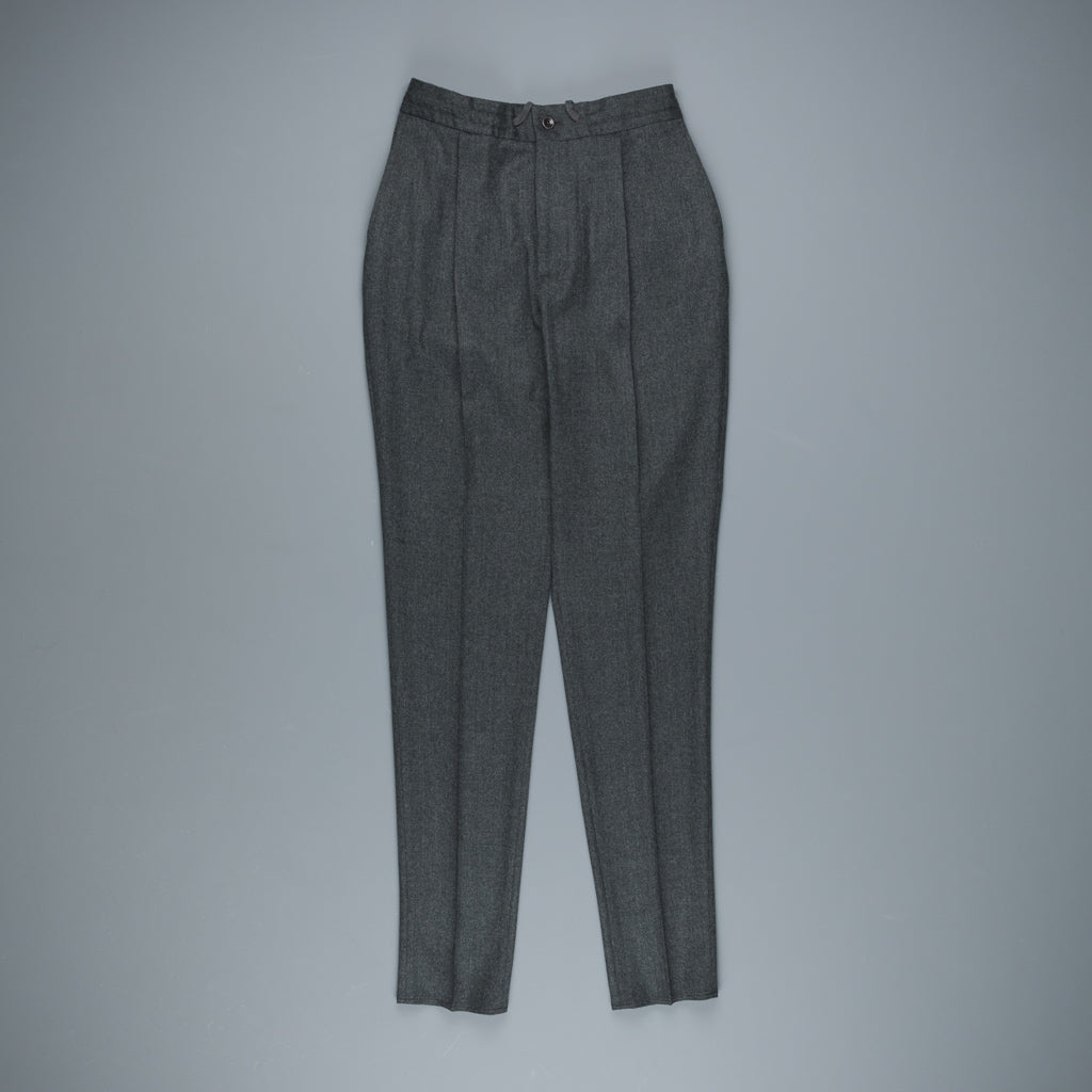 Incotex Venezia Model 52 Lightweight Flannel Grigio Scuro
