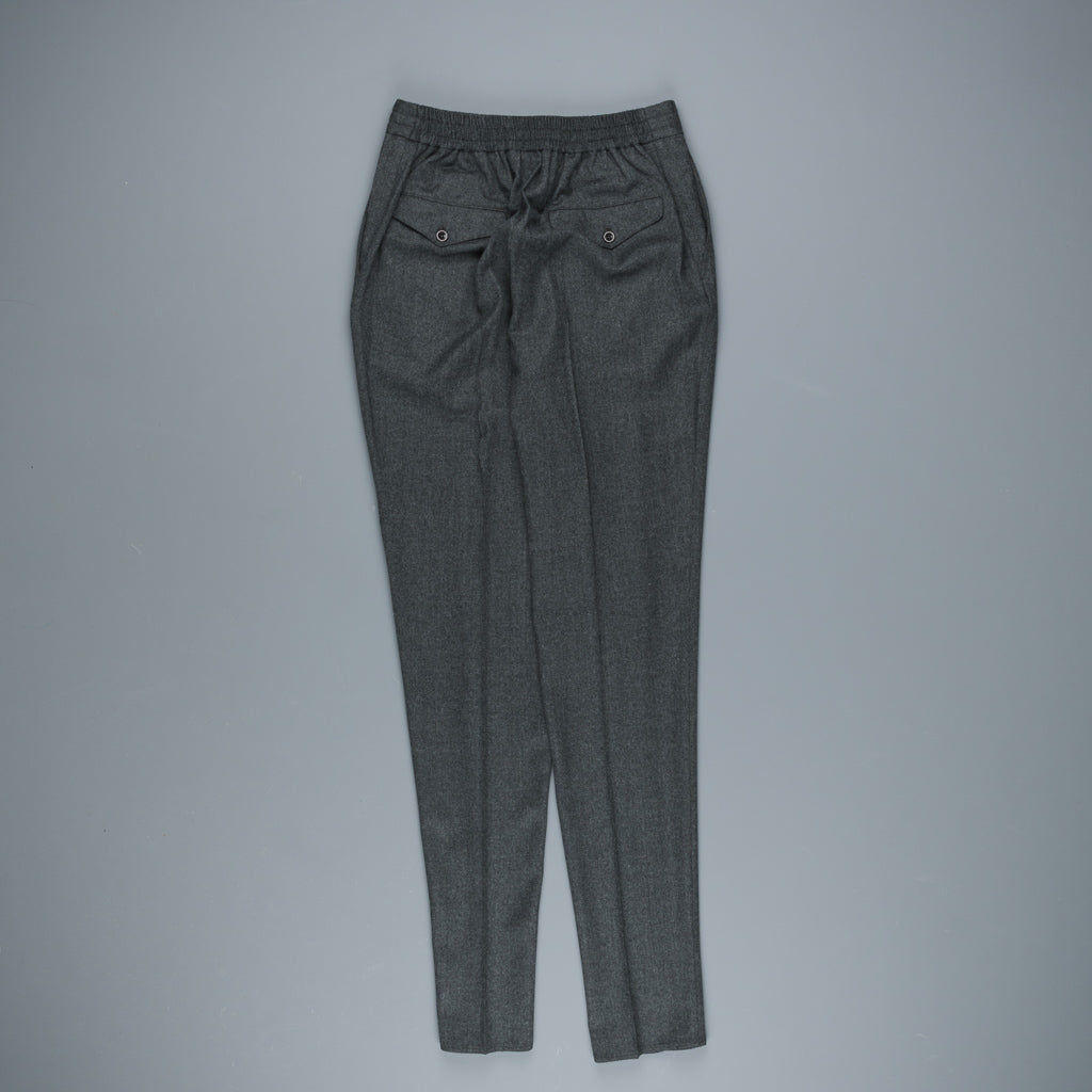 Incotex Venezia Model 52 Lightweight Flannel Grigio Scuro