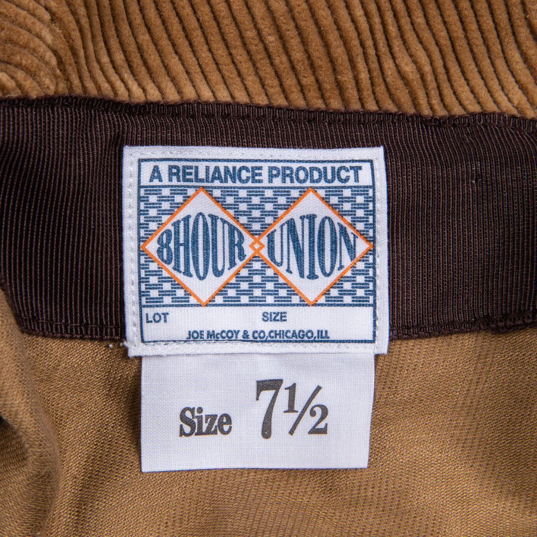 The Real McCoy's 8HU Corduroy News Boy Cap brown