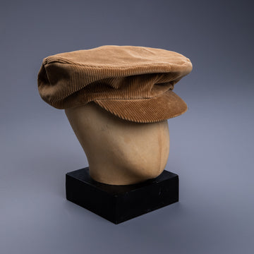 The Real McCoy's 8HU Corduroy News Boy Cap brown