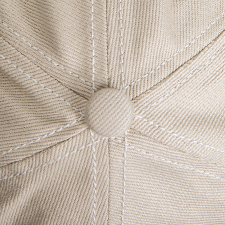 And Wander Cotton Twill Cap Light Beige