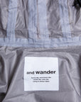 And Wander 3L UL Rain Jacket Light Gray