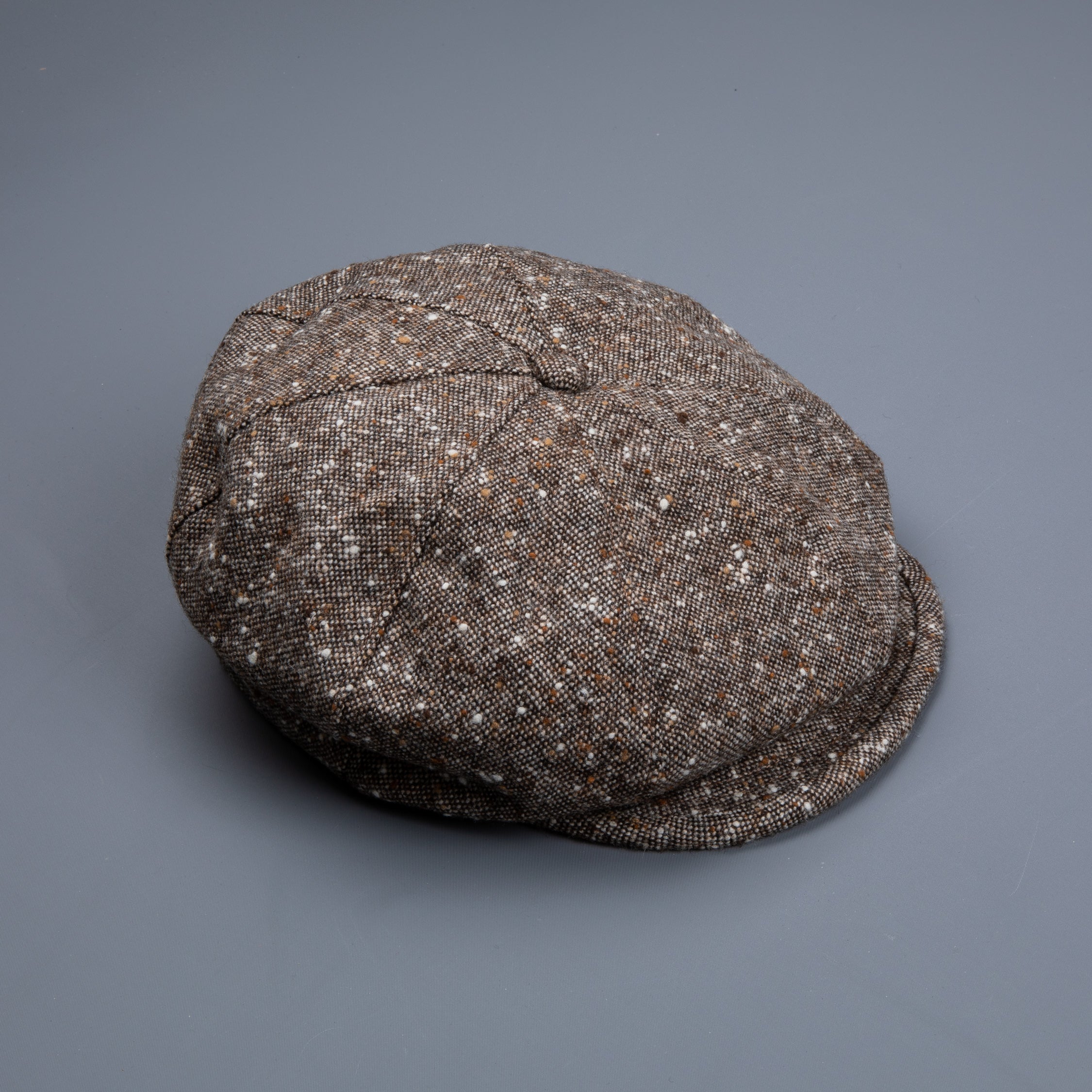 The Real McCoy&#39;s (Donegal) Tweed Newsboy Cap Brown