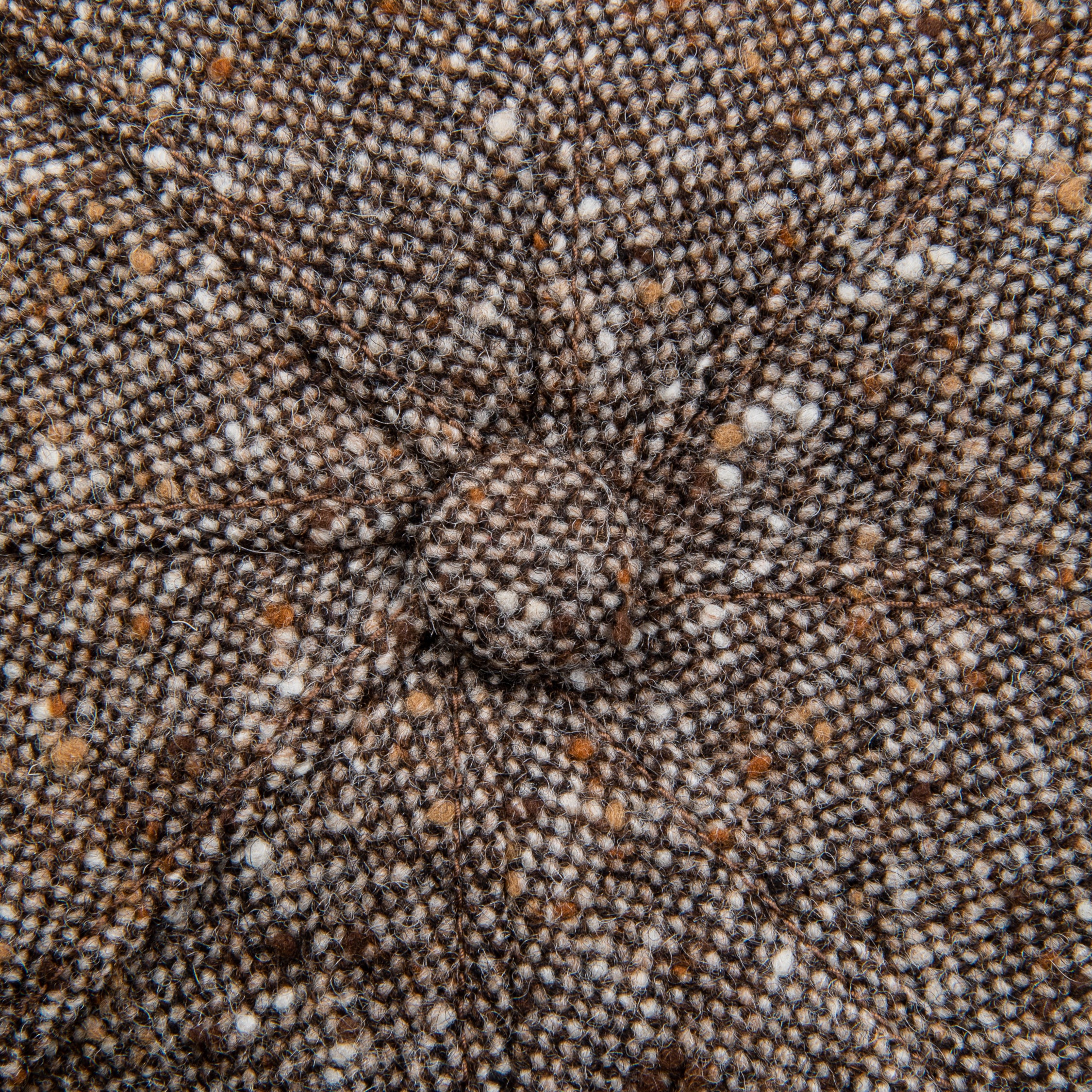 The Real McCoy&#39;s (Donegal) Tweed Newsboy Cap Brown