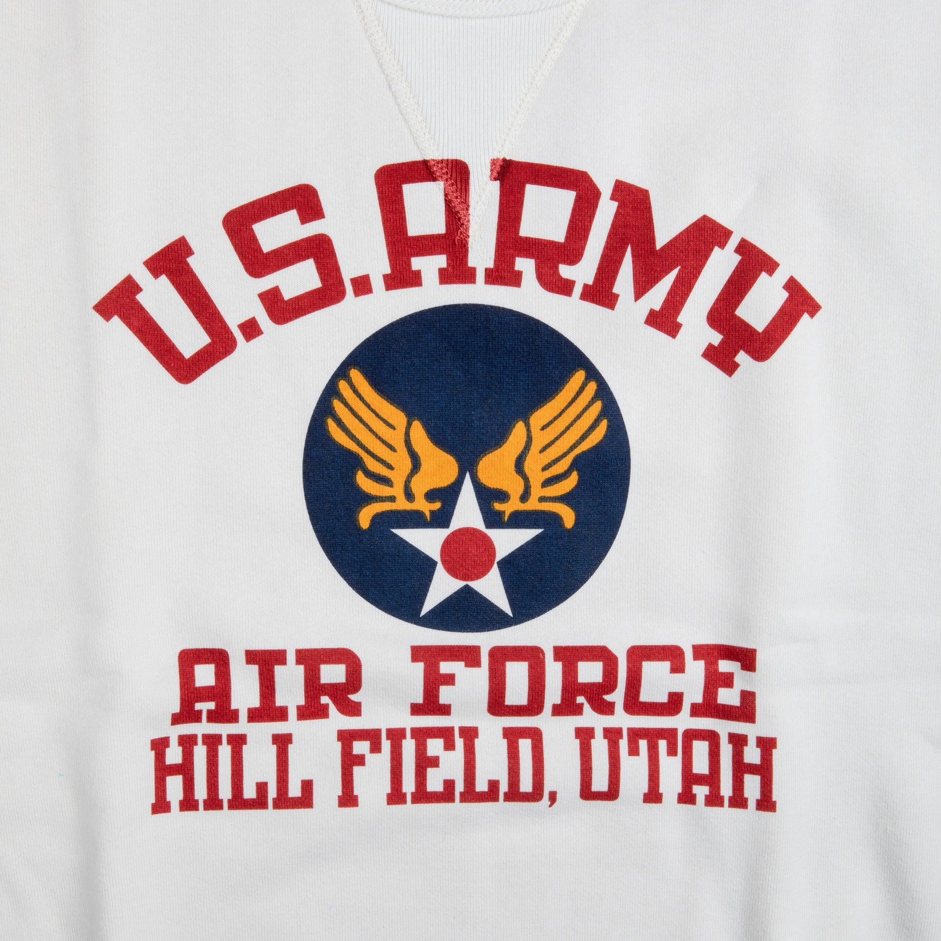 トップス The REAL McCOY'S U.S. ARMY AIR FORCE T The Real McCoy's 10oz Loopwheel Sweatshirt USAF Hill Field