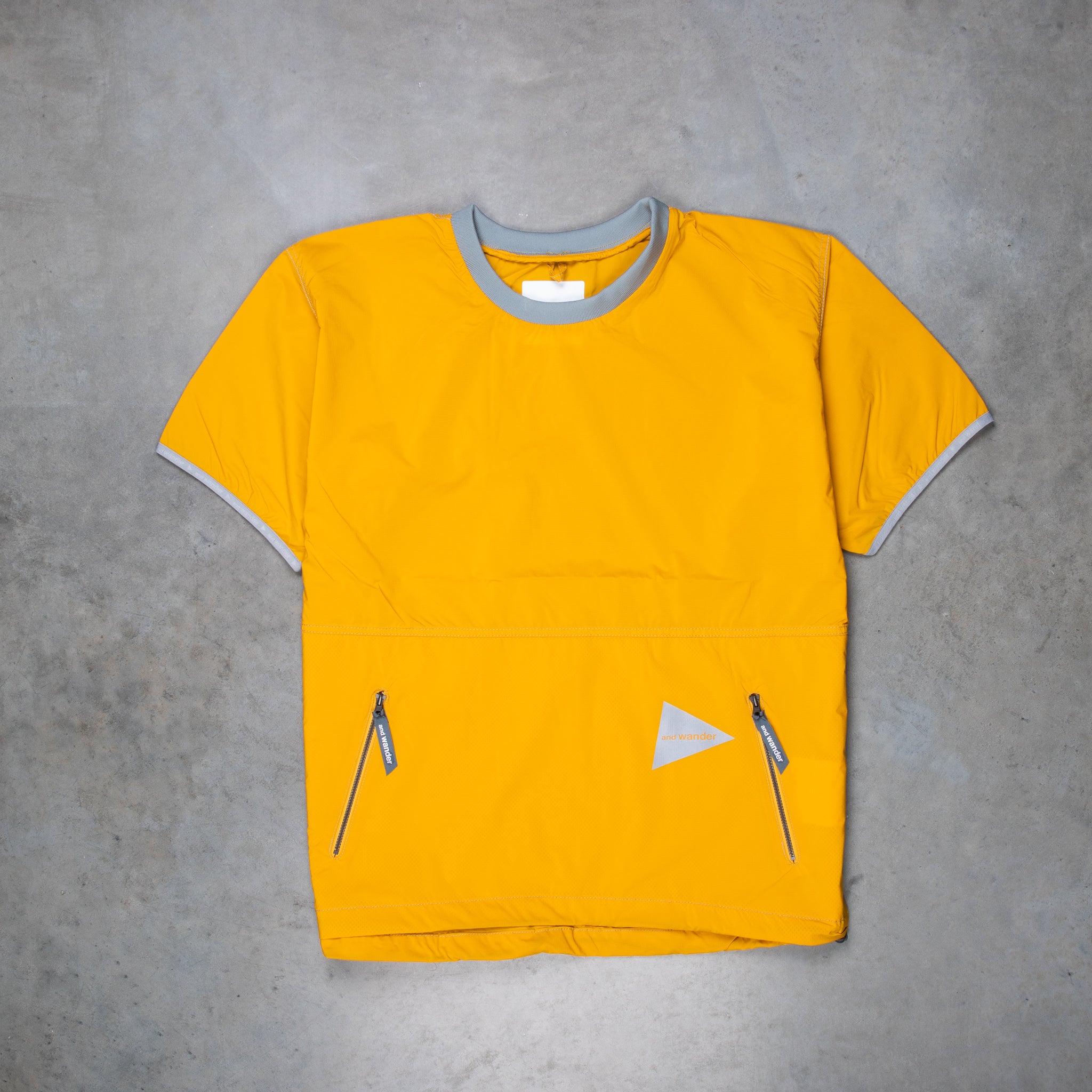 And Wander Pertex Wind T Yellow