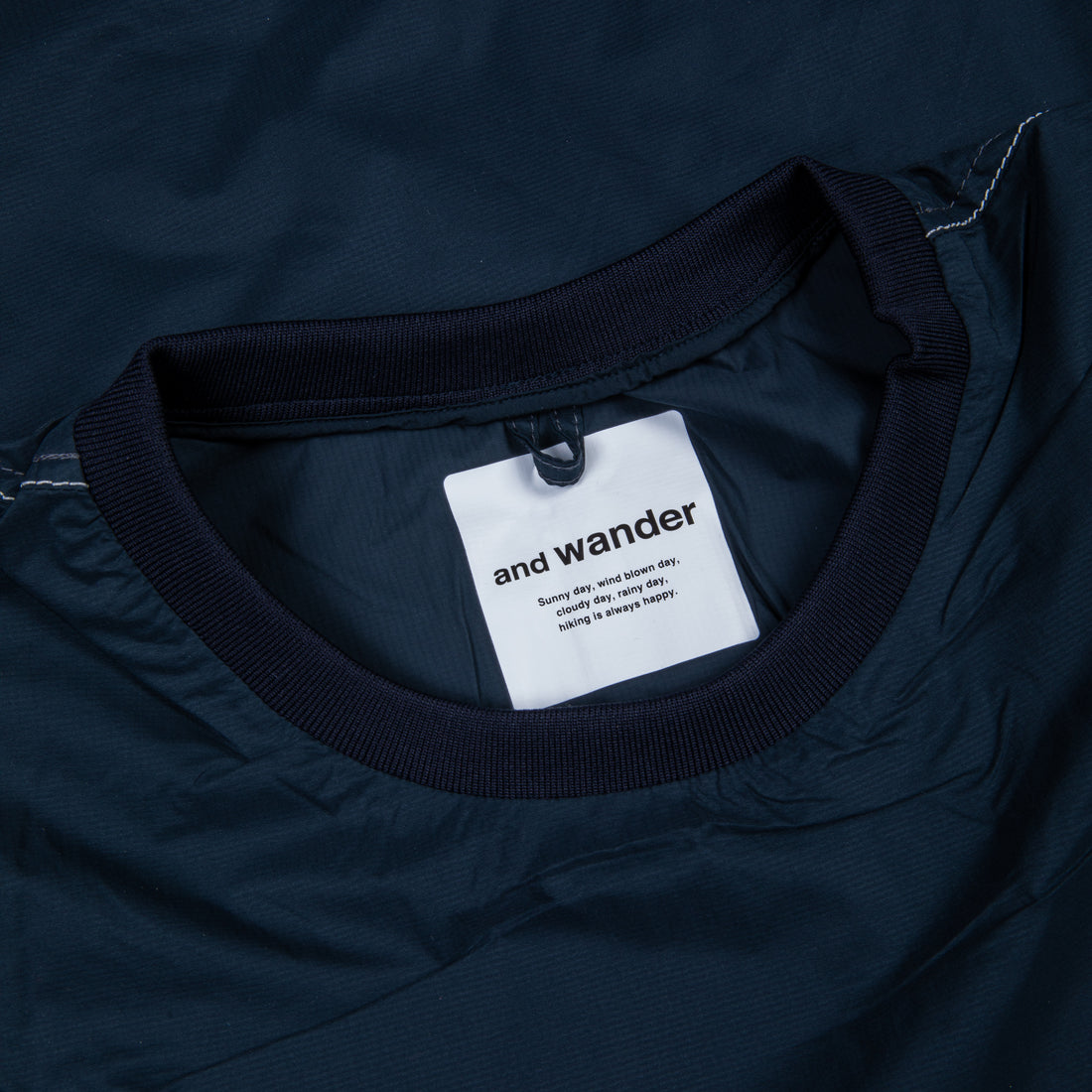 And Wander Pertex Wind T Navy