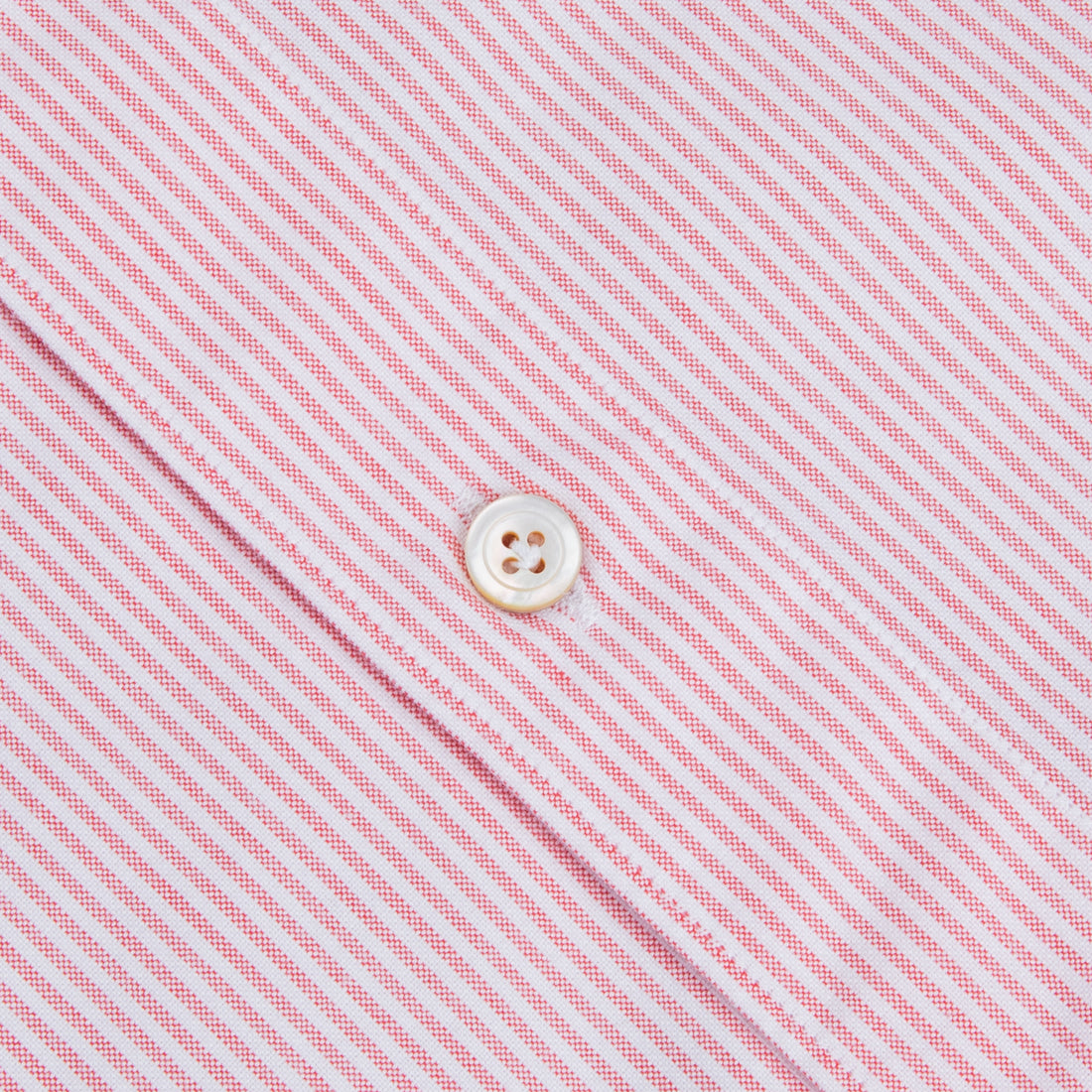 Finamore Gaeta Shirt Pinpoint Oxford Lucio Collar Pink Stripe